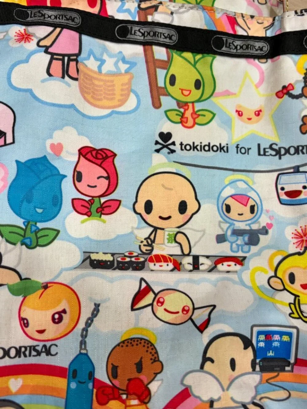 LeSportsac Tokidoki 2006 Paradiso Rare Purse Bag Sachel GUC OUT OF STOCK